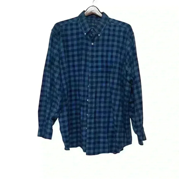 RALPH LAUREN CLASSIC FIT PERFORMANCE FLANNEL PLAID SHIRT MENS SIZE 2XB $168 - Picture 1 of 8
